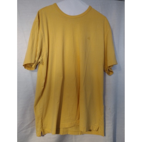 Brooks Brothers Other - Brooks Brothers 1818 T Shirt Large Yellow with Log Cotton Casual Short Sleeve